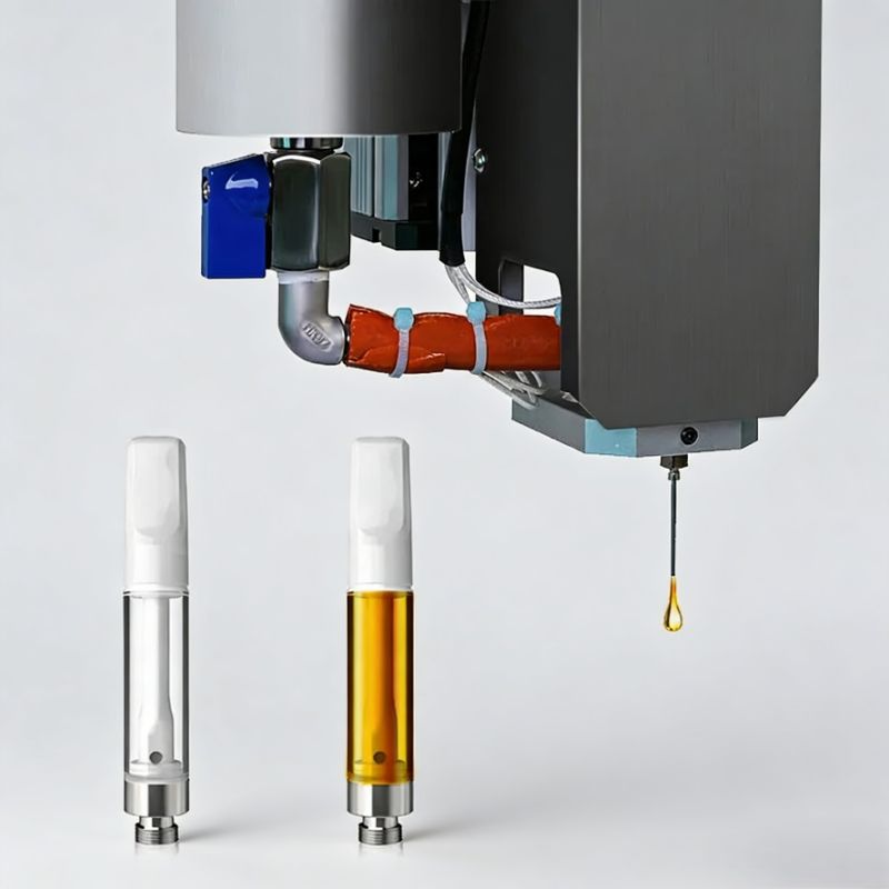 Automatic Vape Cartridge Oil Filling Machine for Distillate